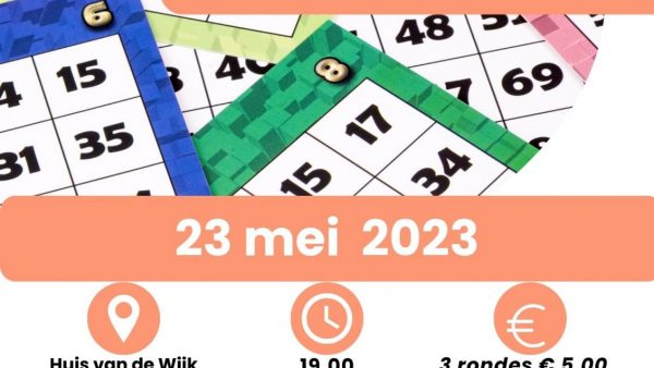 BINGO!!! 23 mei.